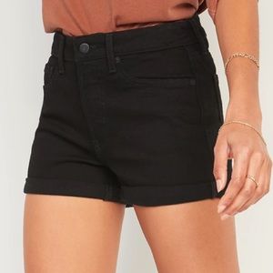 black dressy shorts
